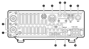 Rear of IC-706MKIIG